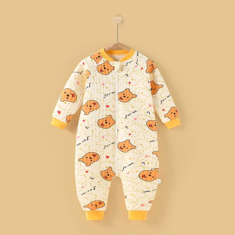 Baby Leg Sleeping Bag Cotton Air Cotton Warm Kick-proof Quilt - Image 11