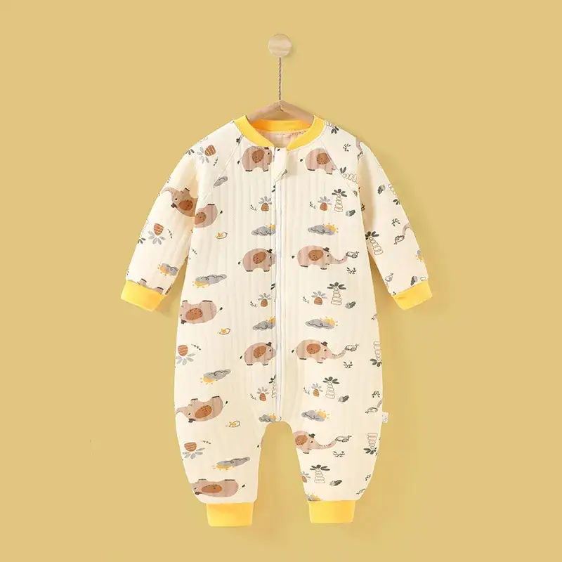 Baby Leg Sleeping Bag Cotton Air Cotton Warm Kick-proof Quilt - Image 13