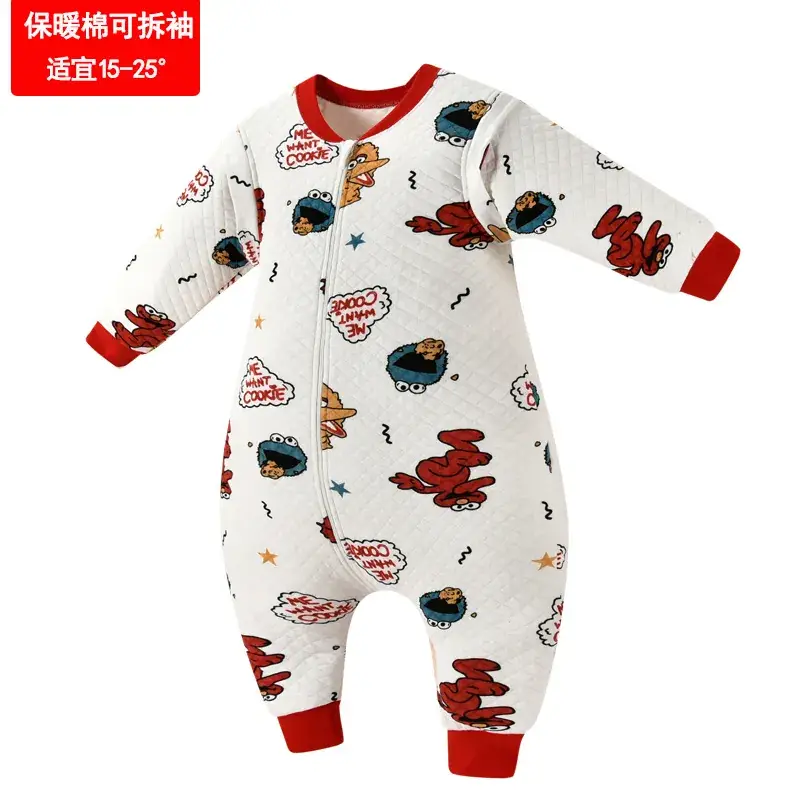 Baby Leg Sleeping Bag Cotton Air Cotton Warm Kick-proof Quilt - Image 2