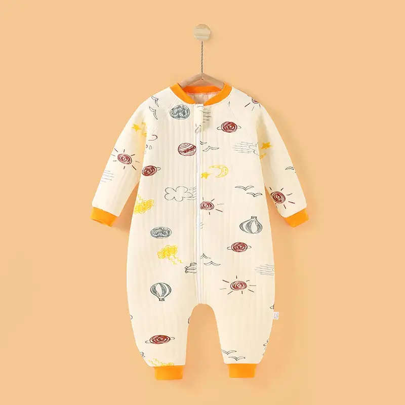 Baby Leg Sleeping Bag Cotton Air Cotton Warm Kick-proof Quilt - Image 9