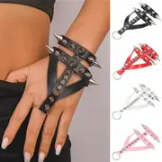 Double Ring Leather Choker for Women European American Fashion — feature 14
