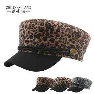 Navy Leather Rope Button Cap for Women — feature 33