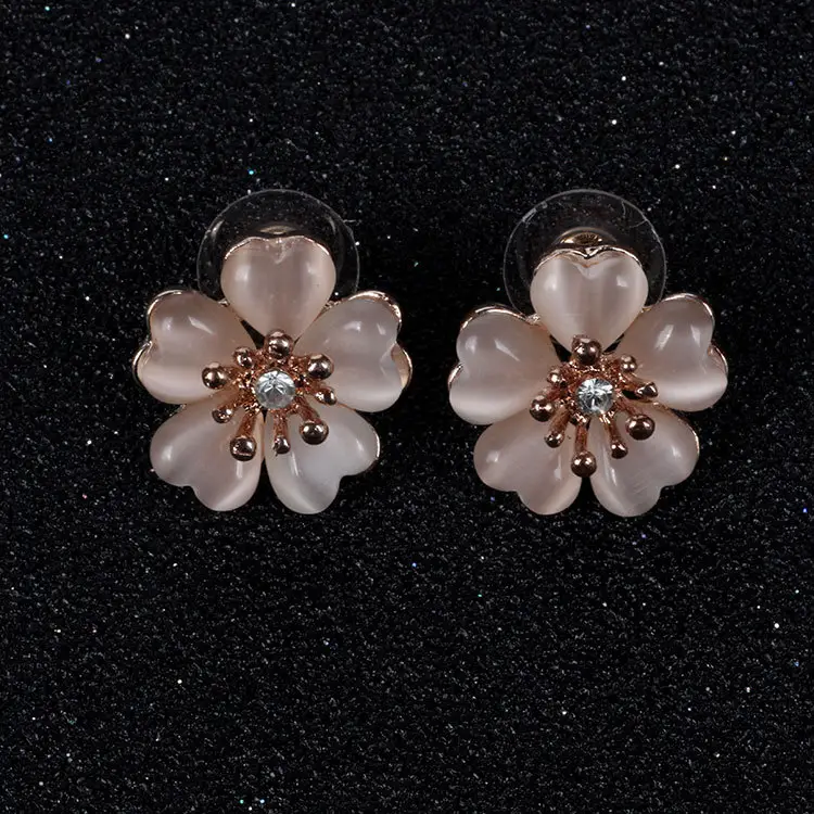 Opal Flower Earrings for Bridal Wear Set - Image 5