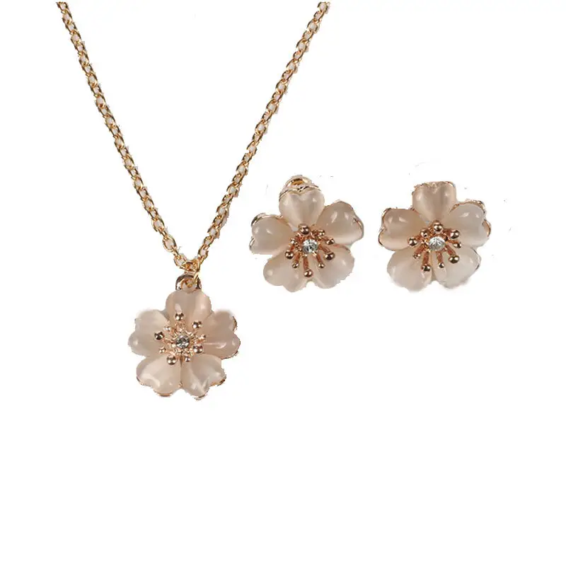 Opal Flower Earrings for Bridal Wear Set - Image 6
