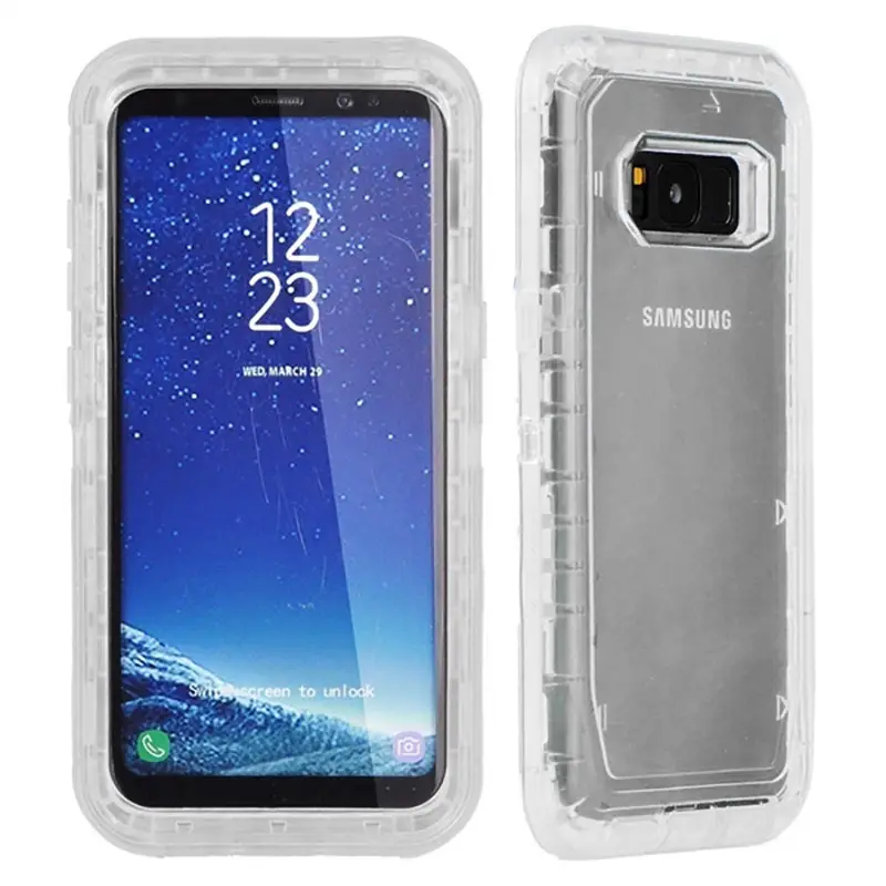 Pink Three-In-One Phone Case for Samsung S8 S10 Plus — feature 7
