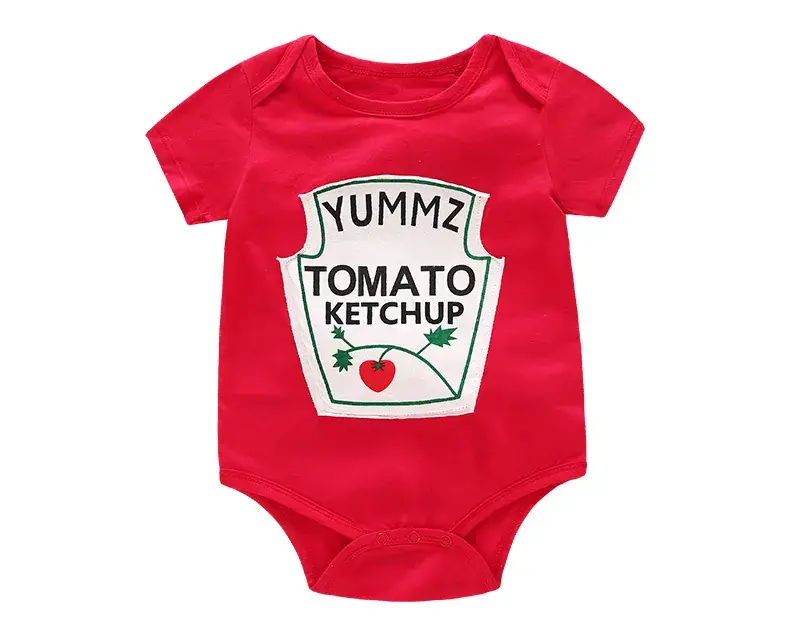 Yellow Mustard Cartoon Baby Suit for Kids - Image 2