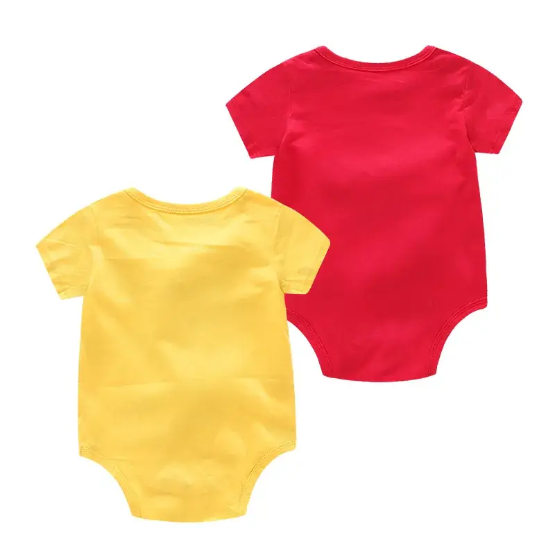 Yellow Mustard Cartoon Baby Suit for Kids - Image 5
