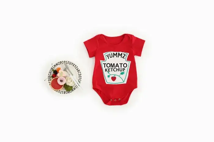 Yellow Mustard Cartoon Baby Suit for Kids — feature 10