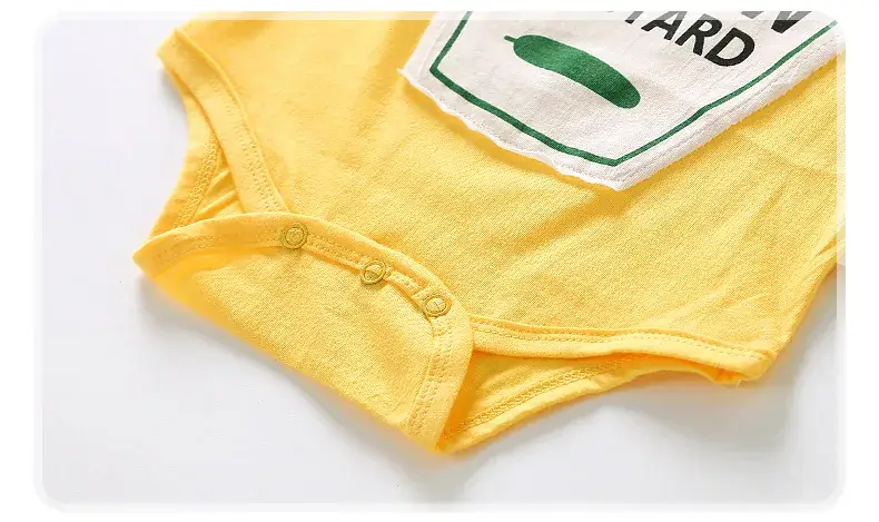 Yellow Mustard Cartoon Baby Suit for Kids — feature 12