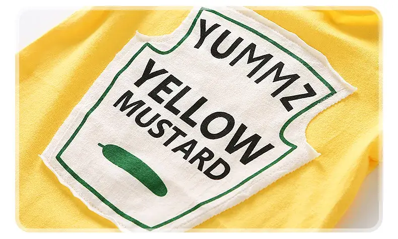 Yellow Mustard Cartoon Baby Suit for Kids — feature 15