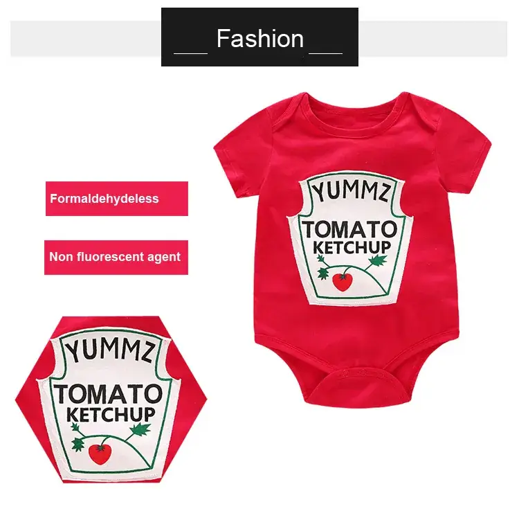 Yellow Mustard Cartoon Baby Suit for Kids — feature 2