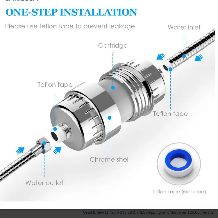 10-24 Inch Stainless Steel Water Purifier Shower Filter