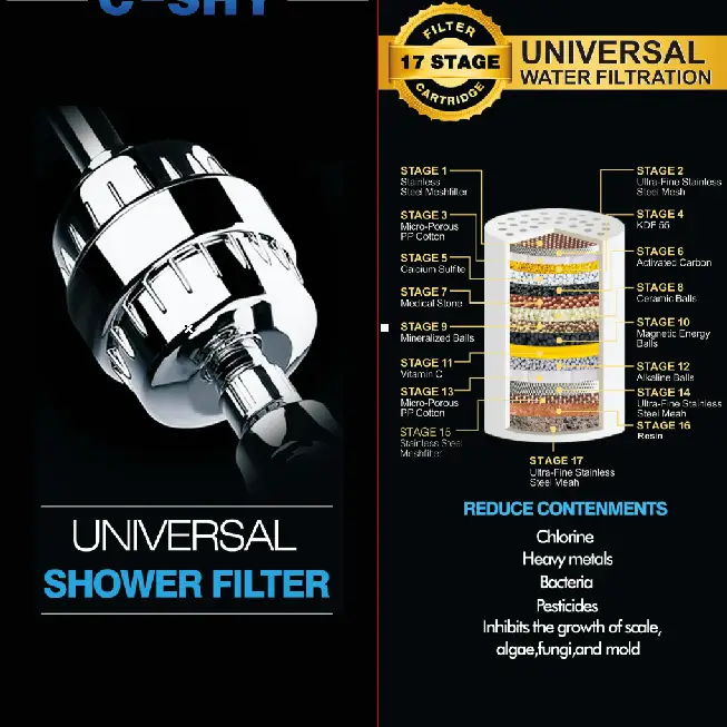 10-24 Inch Stainless Steel Water Purifier Shower Filter