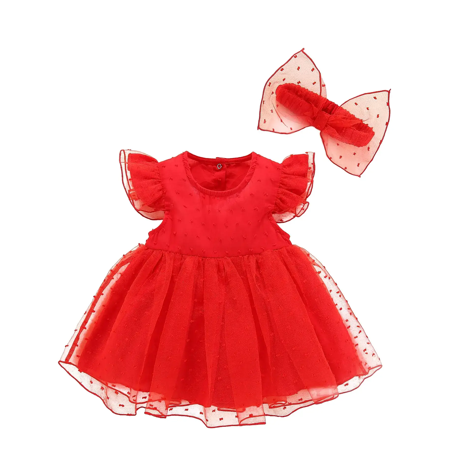 White Lace Tutu Dress for Baby Girls Spring Summer - Image 7