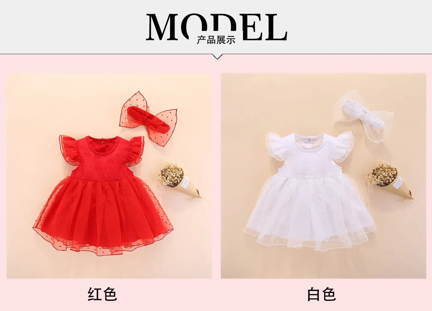 White Lace Tutu Dress for Baby Girls Spring Summer โ feature 4
