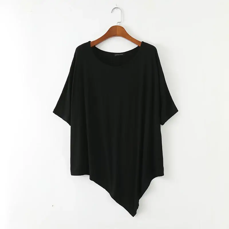 Women's Loose Fit Batwing Top T-Shirt Modal Summer — feature 11
