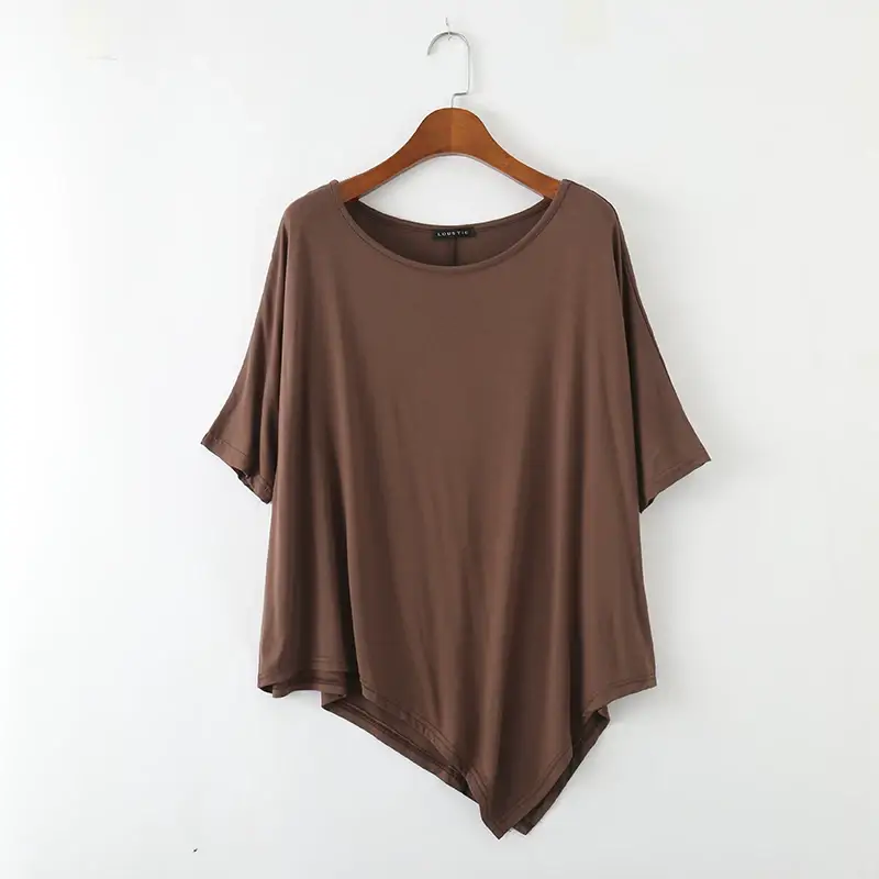 Women's Loose Fit Batwing Top T-Shirt Modal Summer — feature 13