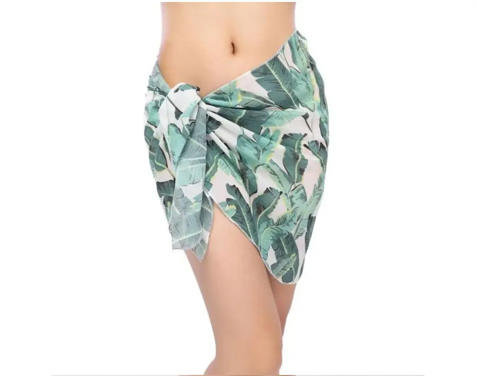 Black Chiffon Scarf Skirt for Women Summer — feature 4
