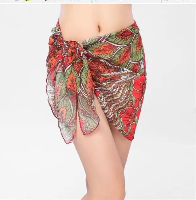 Black Chiffon Scarf Skirt for Women Summer - Image 10