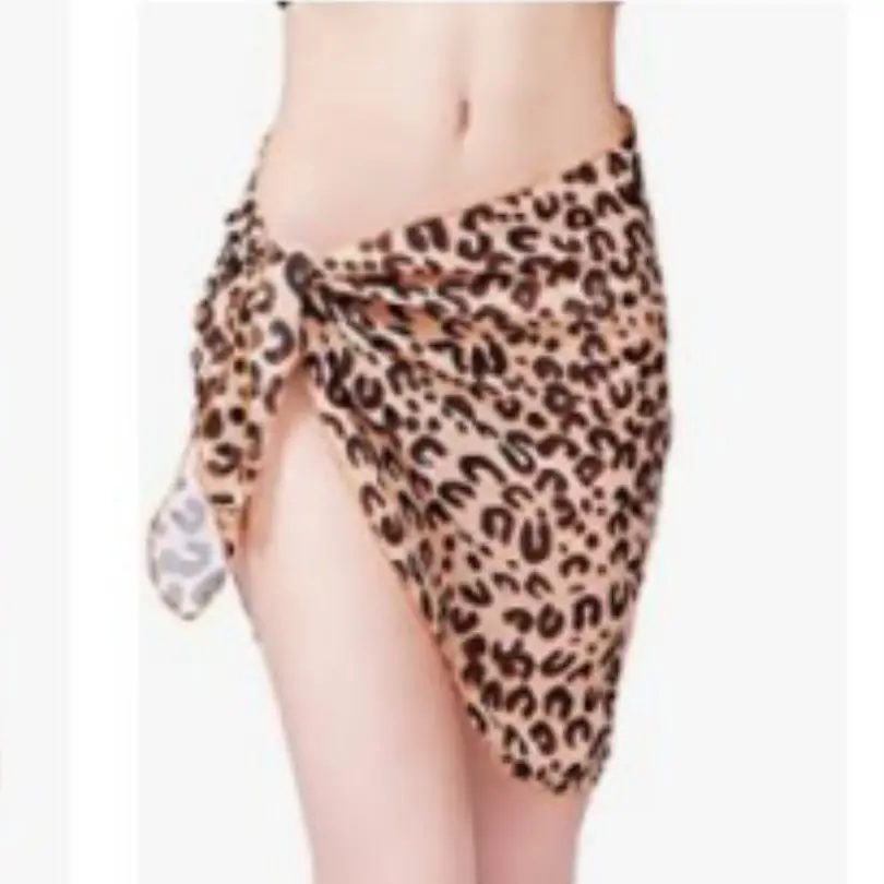 Black Chiffon Scarf Skirt for Women Summer - Image 14