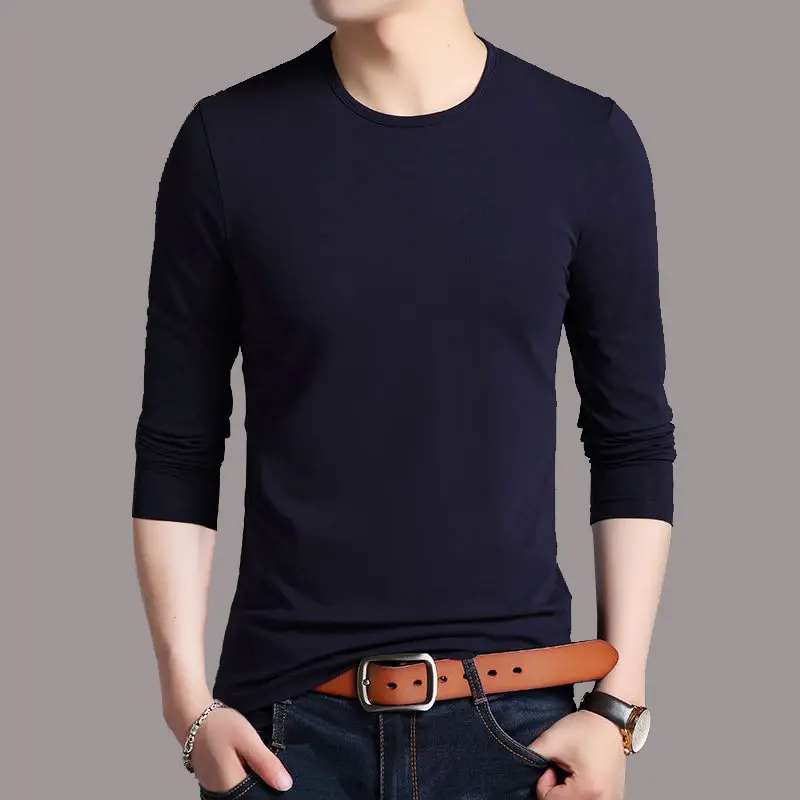 Maroon Slim Fit T-Shirt Round Neck Cotton - Image 10