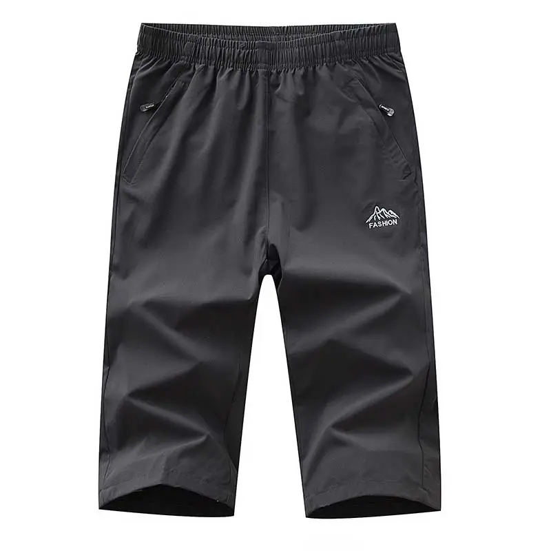 Men Black Capri Pants Stretchable Slim Fit - Image 6