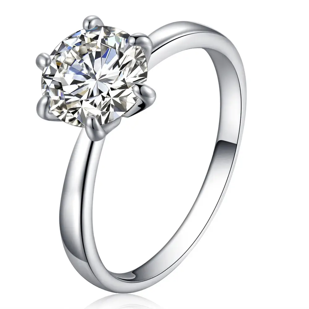Cross Border Zircon Engagement Jewelry Set 8mm 6mm - Image 9