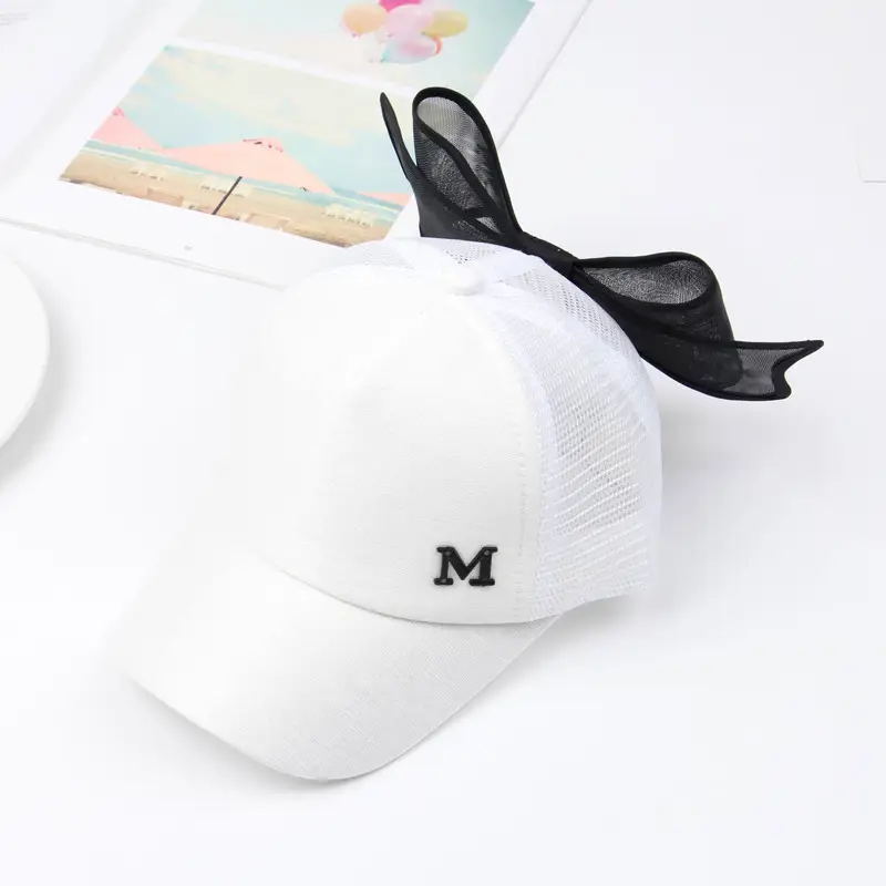 Girls & Boys Pink Sequin Rabbit Ears Baseball Cap - Image 15