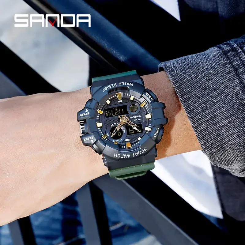 Sanda Multifunctional Luminous Waterproof Outdoor Watch - Image 26