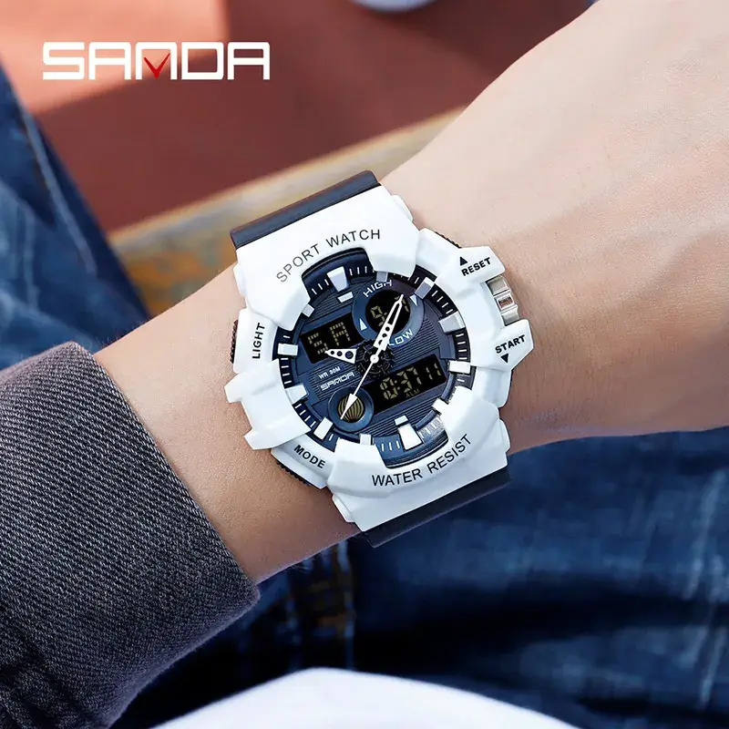 Sanda Multifunctional Luminous Waterproof Outdoor Watch - Image 27