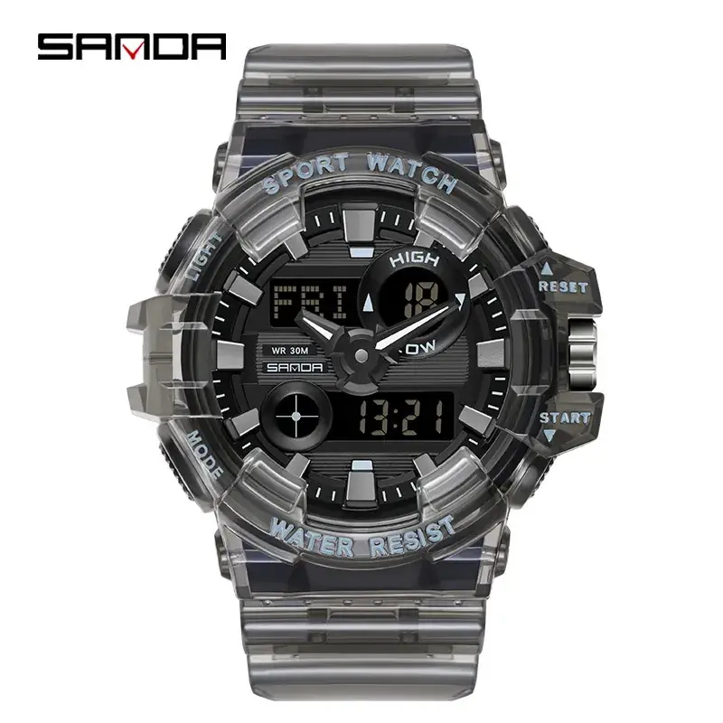 Sanda Multifunctional Luminous Waterproof Outdoor Watch - Image 10