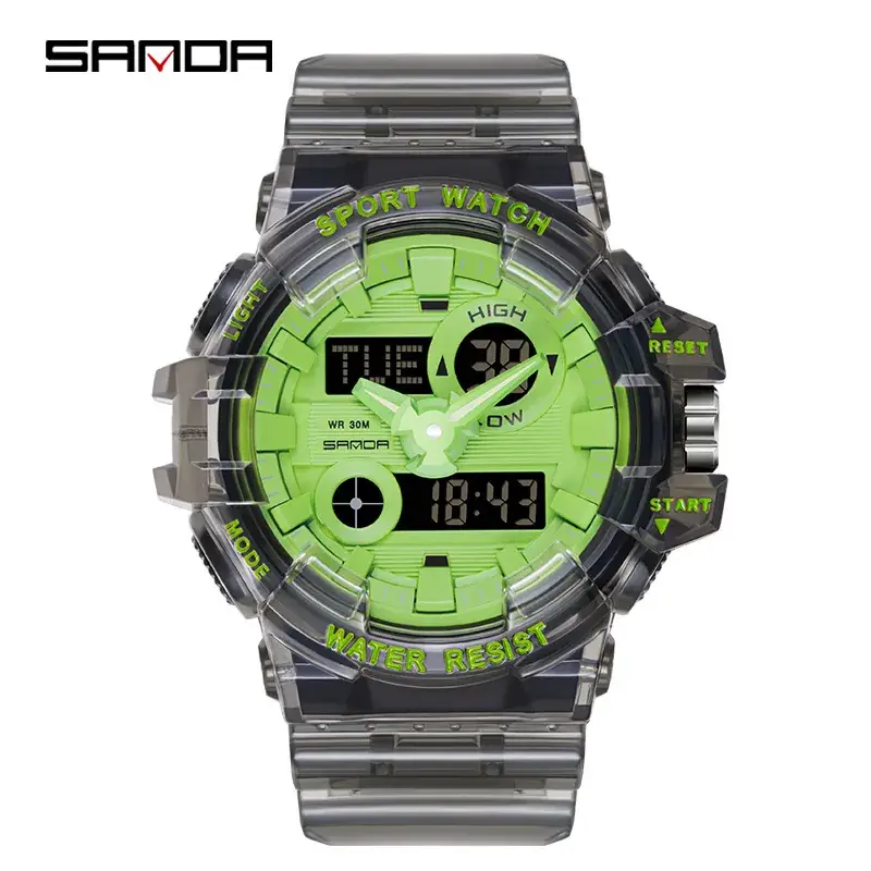 Sanda Multifunctional Luminous Waterproof Outdoor Watch - Image 12