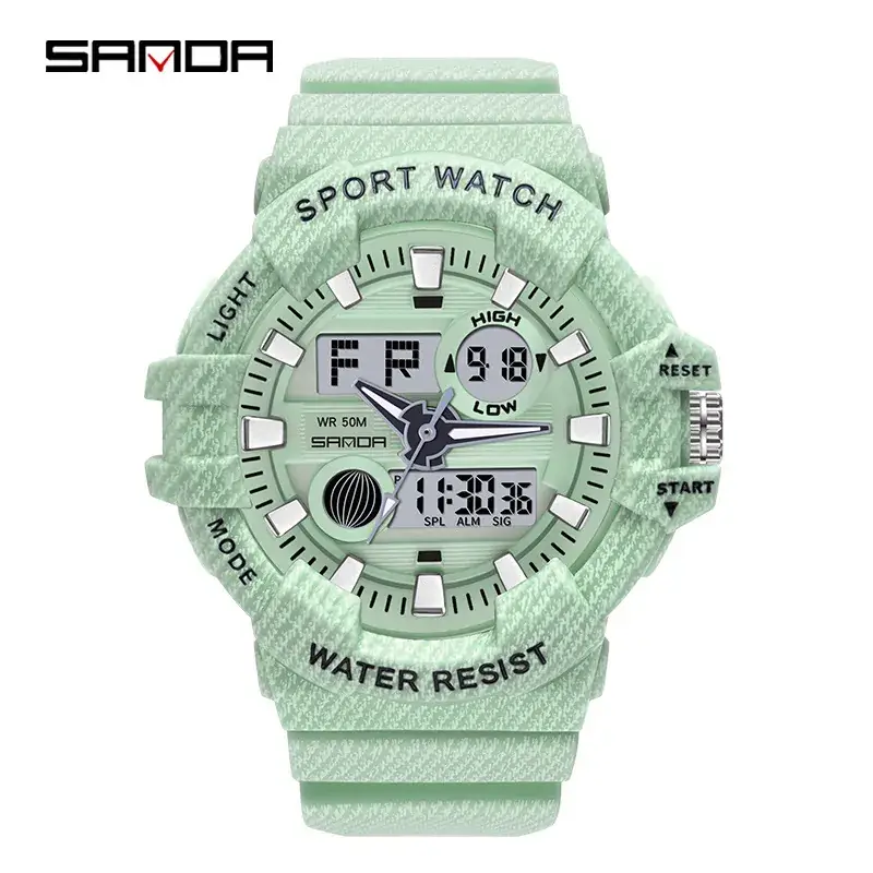 Sanda Multifunctional Luminous Waterproof Outdoor Watch - Image 2