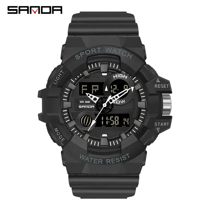 Sanda Multifunctional Luminous Waterproof Outdoor Watch - Image 18