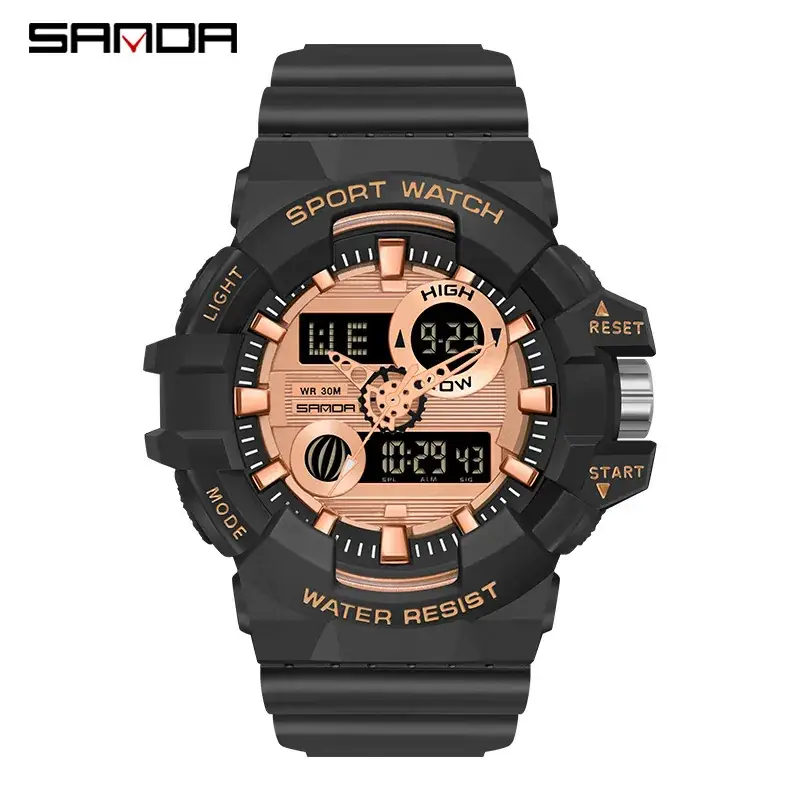 Sanda Multifunctional Luminous Waterproof Outdoor Watch - Image 19