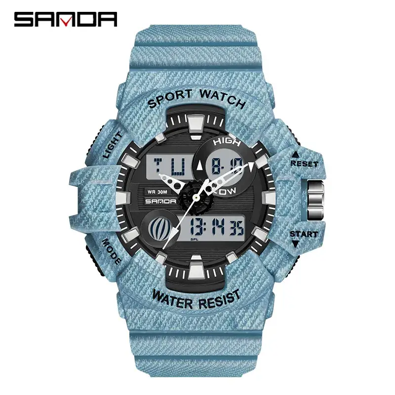 Sanda Multifunctional Luminous Waterproof Outdoor Watch - Image 22