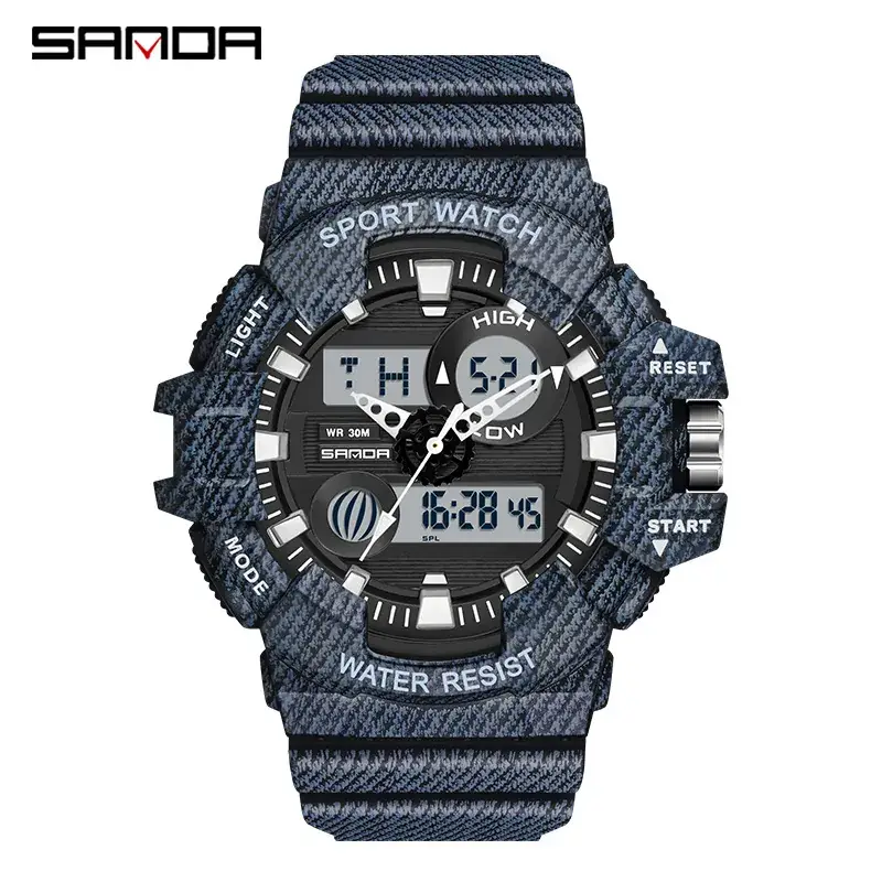 Sanda Multifunctional Luminous Waterproof Outdoor Watch - Image 23