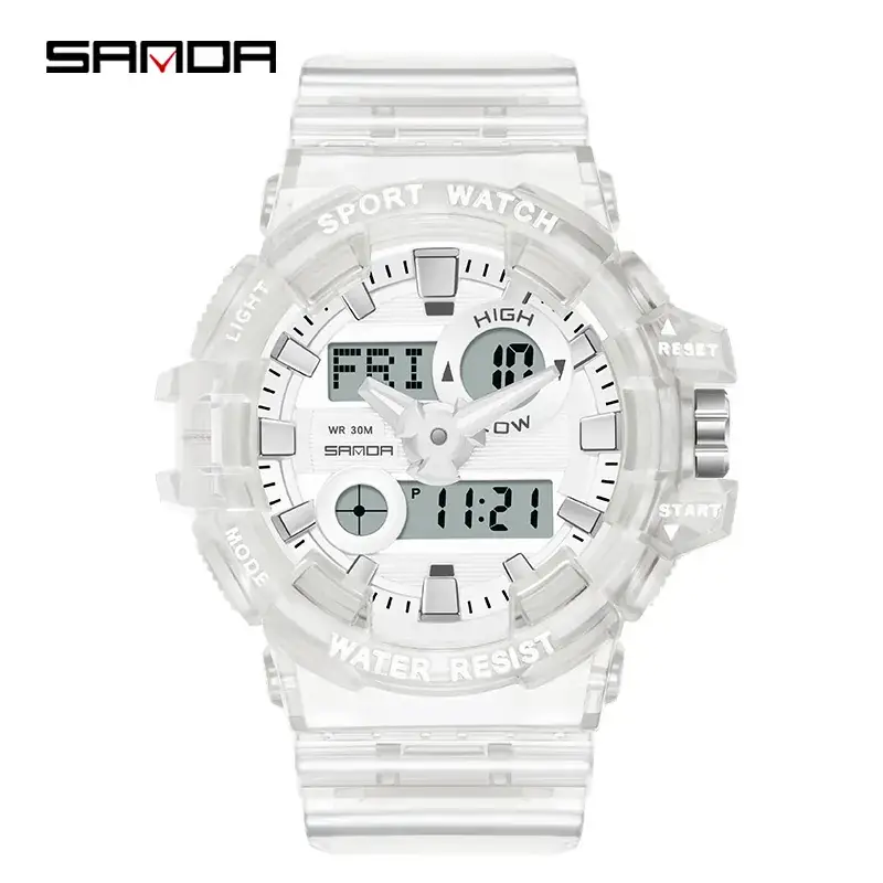Sanda Multifunctional Luminous Waterproof Outdoor Watch - Image 6