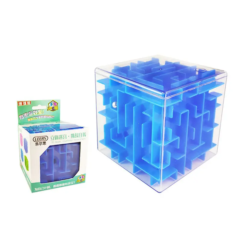3D Rubik's Maze Toy for Kids Blue 6cm - Image 4