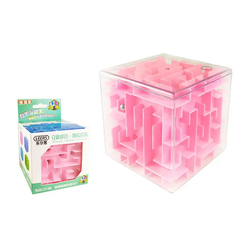 3D Rubik's Maze Toy for Kids Blue 6cm - Image 5