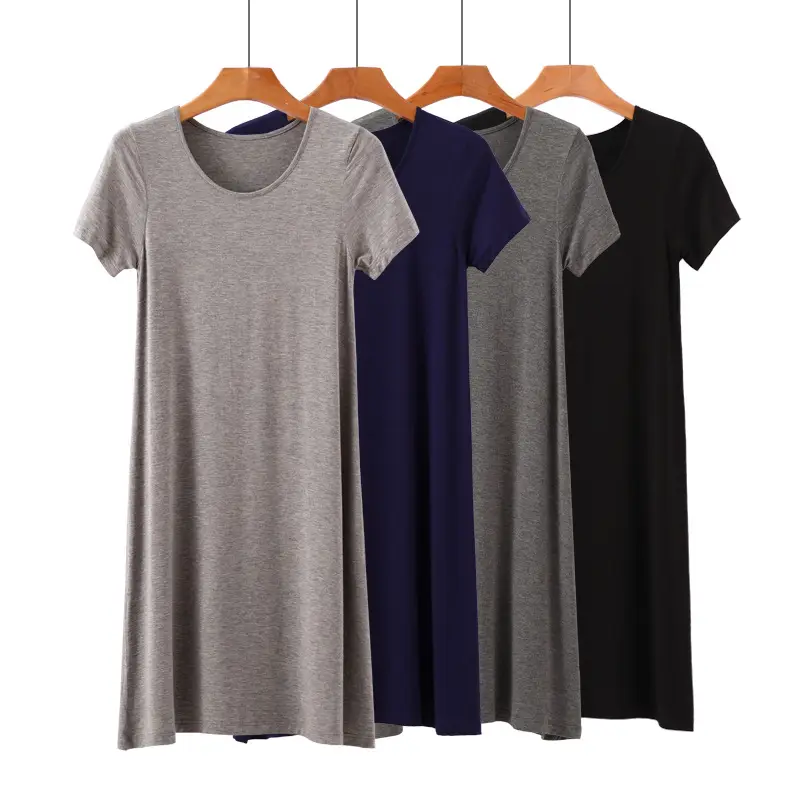 Women Long Sleeve Dress Black Grey Gray Casual Summer Wear - Image 17