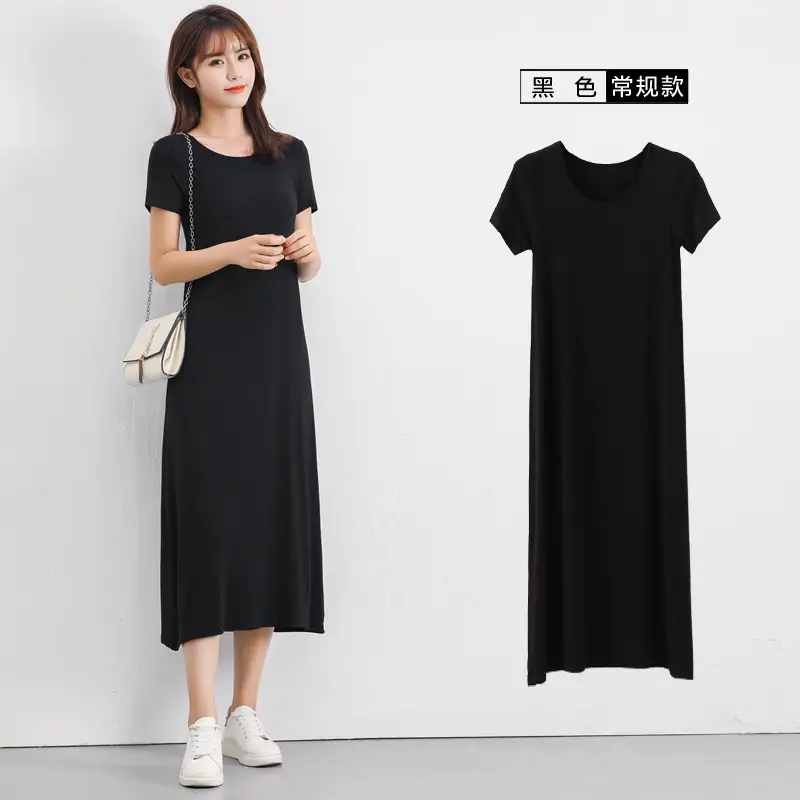 Women Long Sleeve Dress Black Grey Gray Casual Summer Wear - Image 9