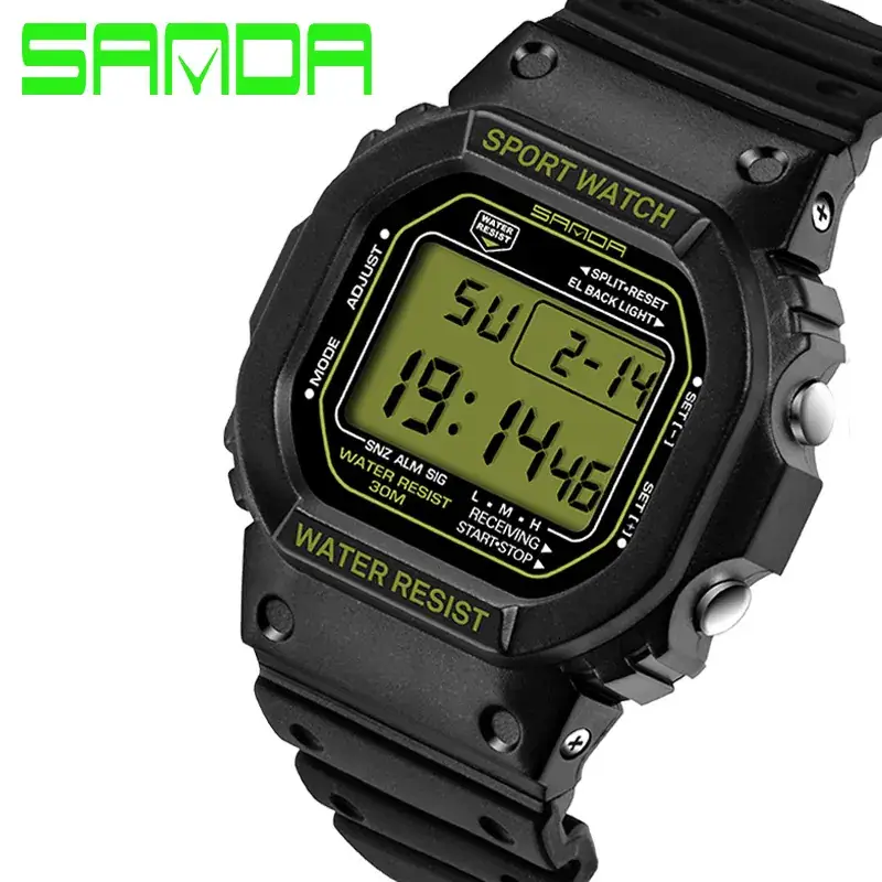 Sanda Pink Digital Sport Watch Water Resistant - Image 30