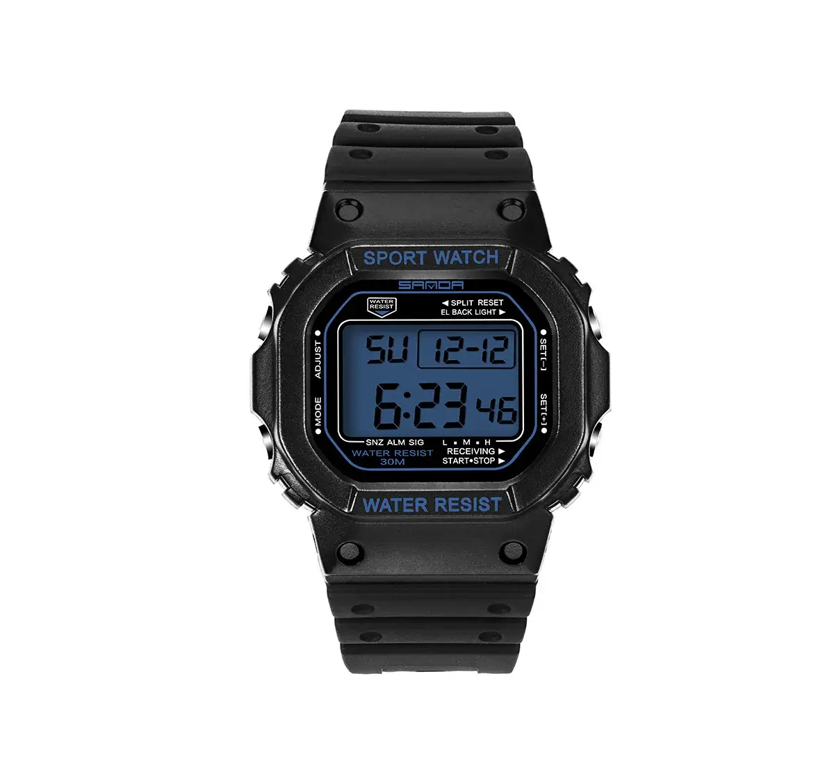 Sanda Pink Digital Sport Watch Water Resistant - Image 7