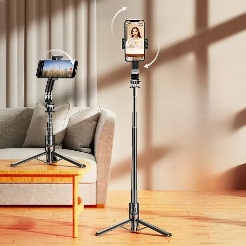 Cyke Bluetooth Selfie Stick with Live Streaming Fill Light - Image 3
