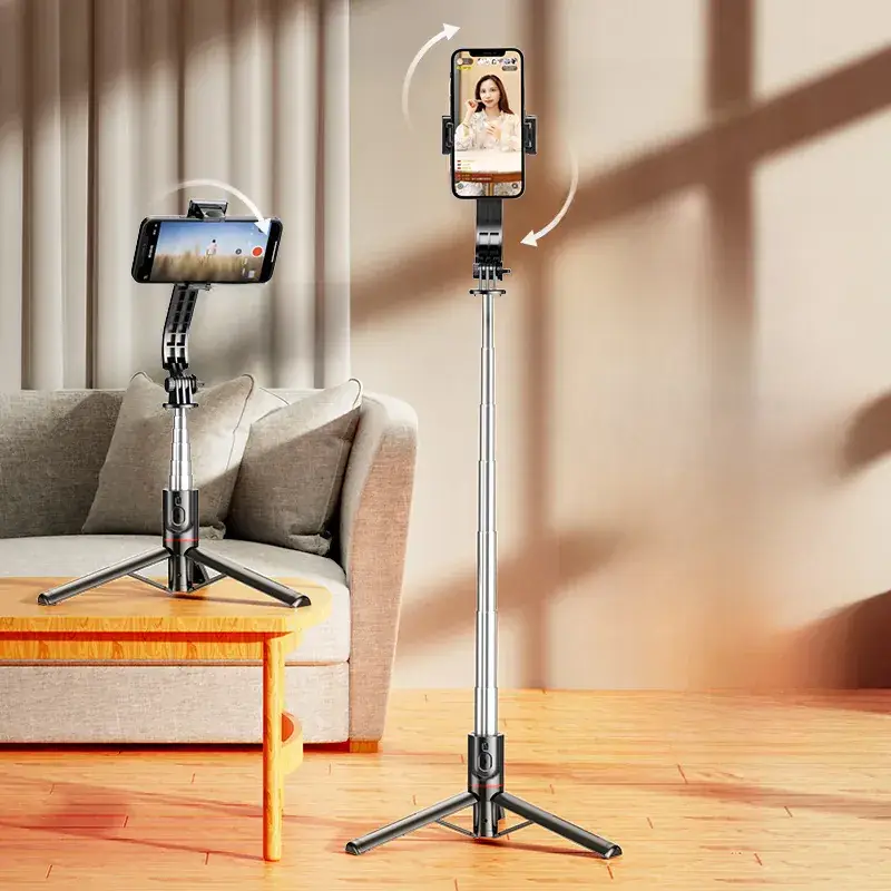 Cyke Bluetooth Selfie Stick with Live Streaming Fill Light - Image 4