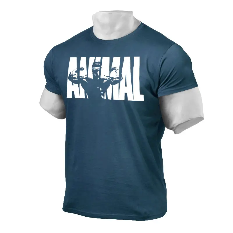 Men's ANIMAL Graphic T-Shirt Navy Short Sleeve - Image 6