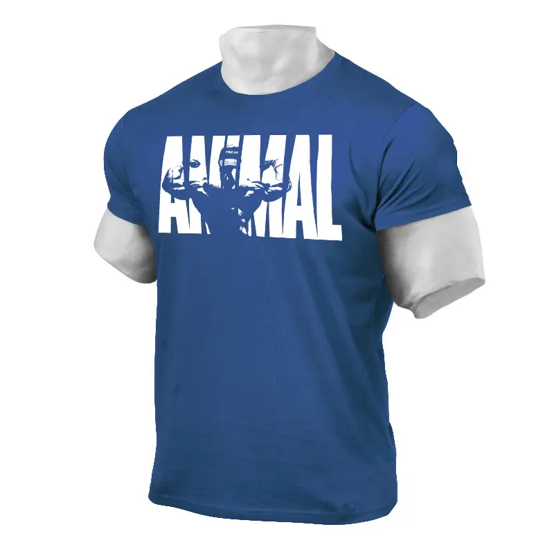 Men's ANIMAL Graphic T-Shirt Navy Short Sleeve - Image 8