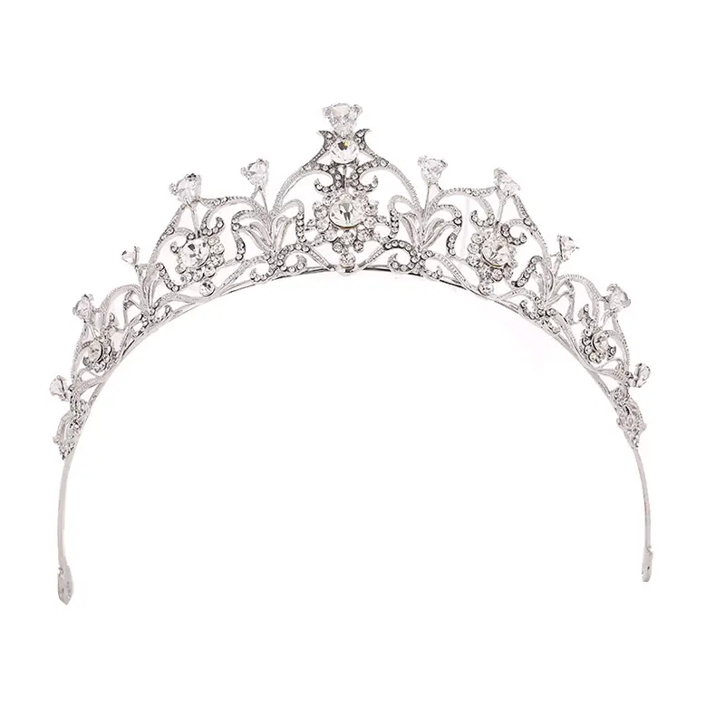 Princess Crown Headband with Rhinestones for Girls - Image 9