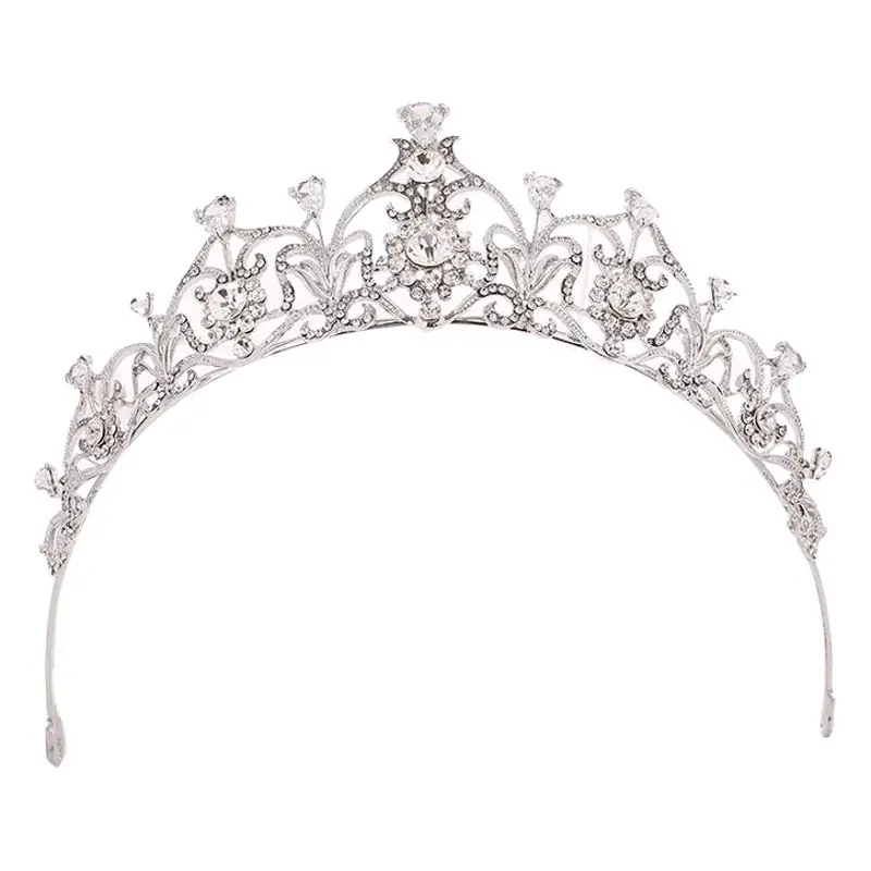 Princess Crown Headband with Rhinestones for Girls